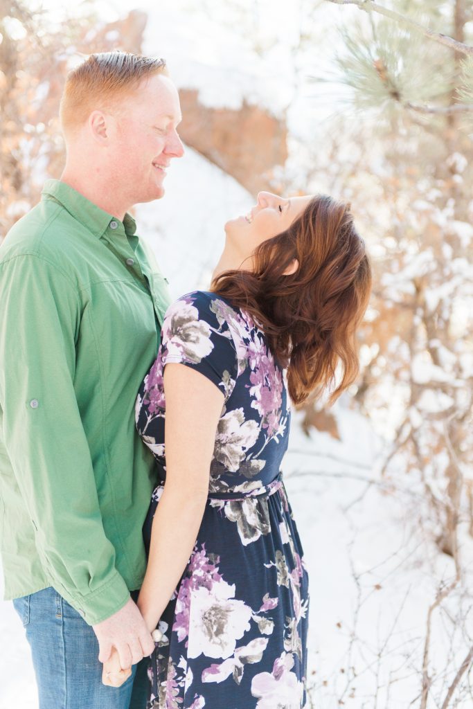 Red Rock Canyon Engagement Session, Colorado Springs Winter Engagement Session, Colorado Mountain Engagement Session